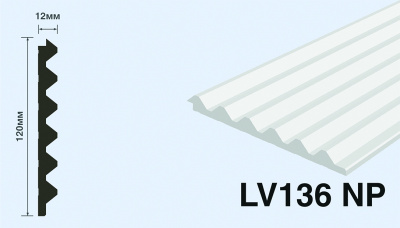 Панель LV136 NP HI WOOD 120 мм х 12,0мм х 2,7м/16ш